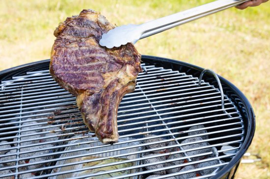 Набор для барбекю Naterial Beta нержавеющая сталь: щипцы, вилка, нож, лопатка, щетка для чистки