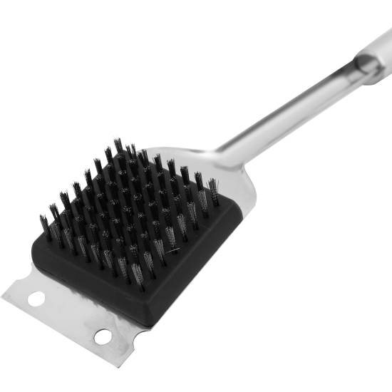 Набор для барбекю Naterial Alpha нержавеющая сталь: щипцы, лопатка, щетка для чистки