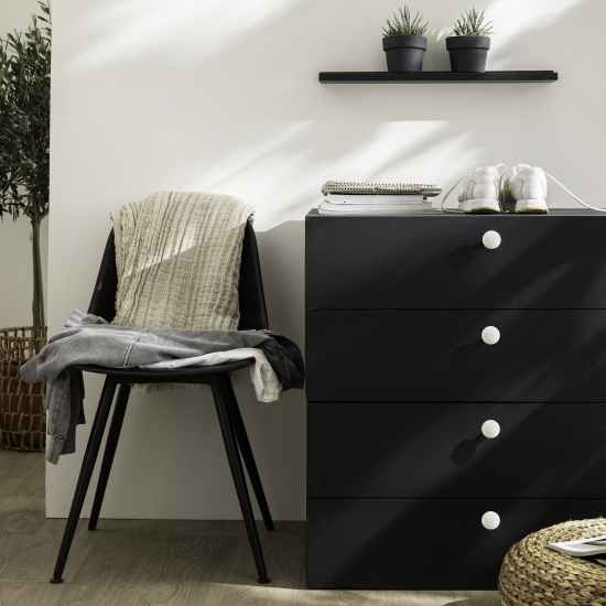 Ручка-кнопка мебельная Inspire Snow 395 мм, цвет белый