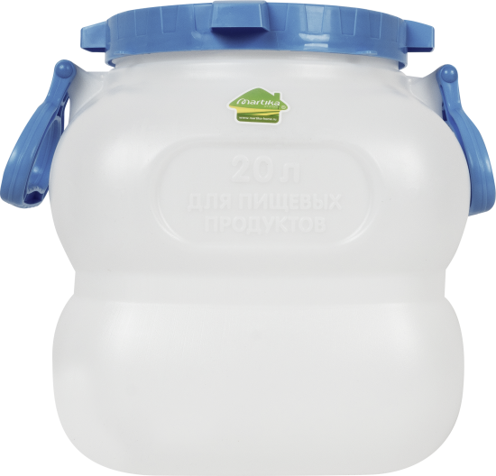 Фляга пищевая «Гранде» 20 л, цвет белый