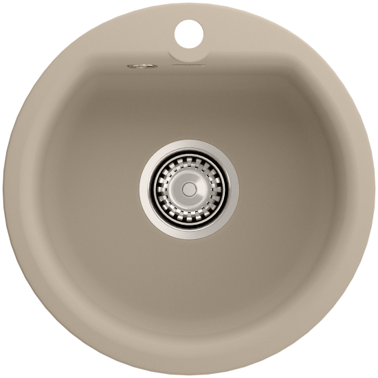 Мойка для кухни врезная Smart GF-SM 435 43.2x43.2 см глубина чаши 17 см мрамор цвет песочный