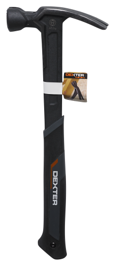 Молоток-гвоздодер Dexter Pro HM46DEXTER фиберглассовая рукоятка 450 г