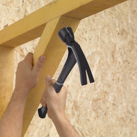 Молоток-гвоздодер Dexter Pro HM46DEXTER фиберглассовая рукоятка 450 г