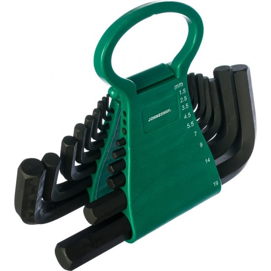 Комплект шестигранников Jonnesway H01MH118S