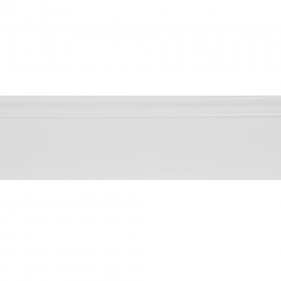 Плинтус напольный полистирол ударопрочный LM80-RU белый 12x80x2000 мм