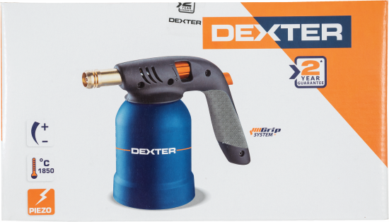 Лампа паяльная, газовая с пьезоподжигом Dexter