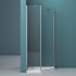 Душевой уголок BelBagno KRAFT-P-1-100-C-Cr-R