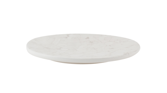 Мыльница настольная Swensa Marmo керамика цвет белый