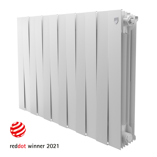 Радиатор секционный Royal Thermo Pianoforte 500/100 12 секций боковое подключение биметалл белый