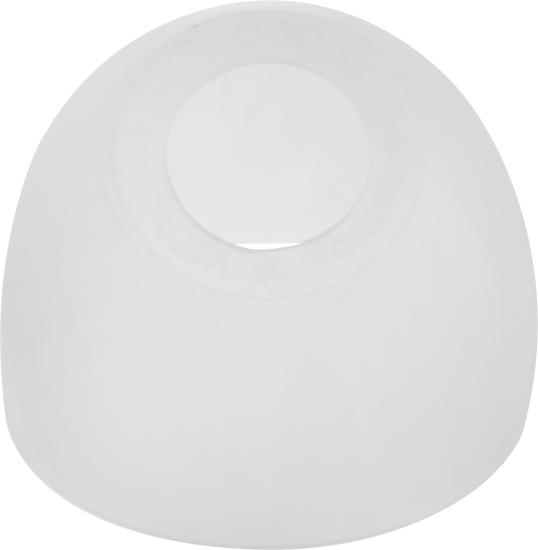 Плафон VL0072, Е14, пластик, ø 10 см, цвет белый