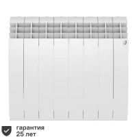 Радиатор секционный Royal Thermo Biliner 500/87 8 секций боковое подключение биметалл белый