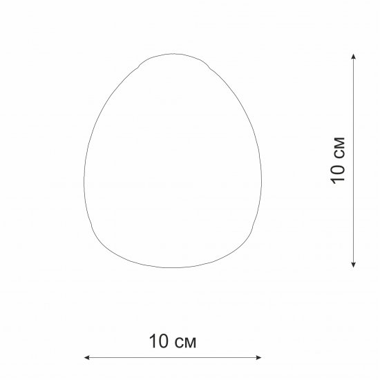 Плафон VL0386P, Е14, стекло, цвет белый