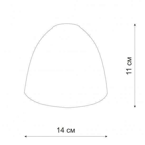 Плафон VL6831P, Е27, стекло, цвет белый