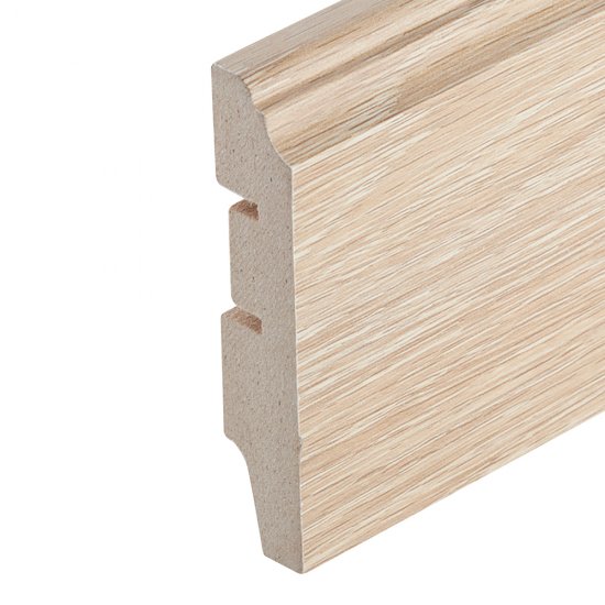 Плинтус МДФ Cosca Décor WP07 ясень тирамису 80х16х2400 мм