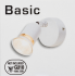 Спот поворотный Basic 1 лампа GU10 2 м² цвет белый
