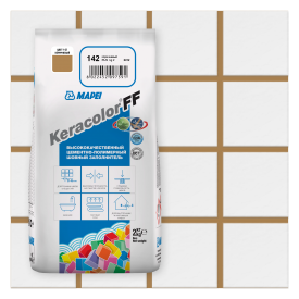 Затирка цементная Mapei Keracolor FF 142 цвет коричневый 2 кг