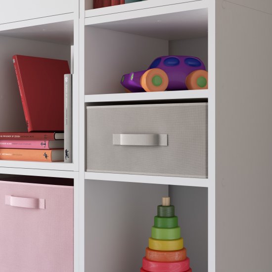 Короб Spaceo KUB Trench 15x31x31 см 14.4 л полиэстер цвет платиновый