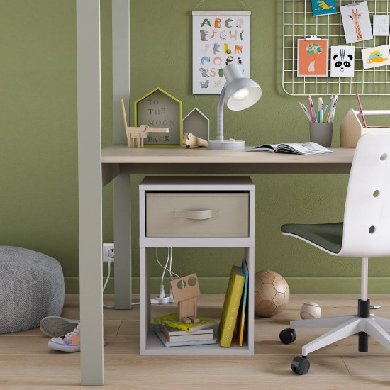 Короб Spaceo KUB Trench 15x31x31 см 14.4 л полиэстер цвет платиновый