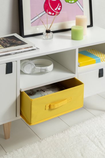 Короб Spaceo KUB Banana 15x31x31 см 14.4 л полиэстер цвет жёлтый