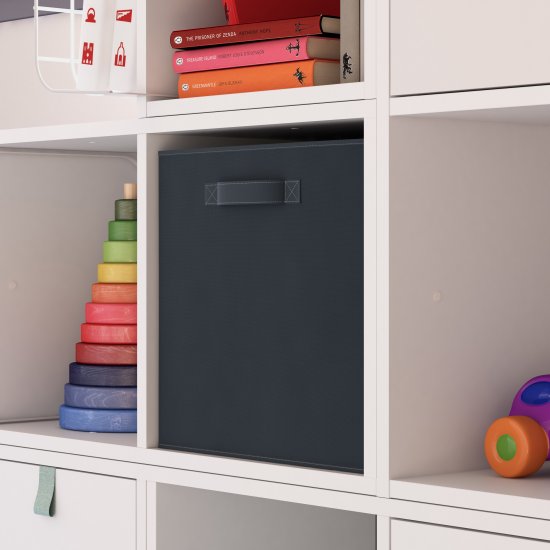 Короб Spaceo KUB Paris 31x31x31 см 29.7 л полиэстер цвет чёрный