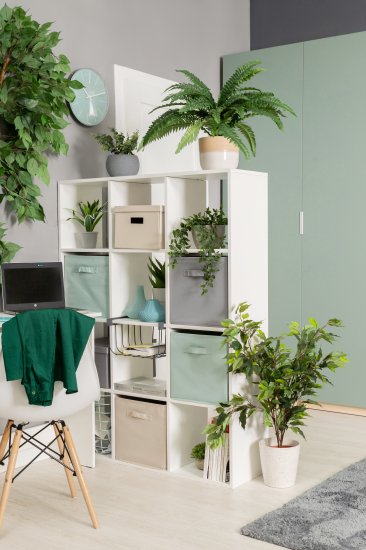 Короб Spaceo KUB Trench 31x31x31 см 29.7 л полиэстер цвет платиновый