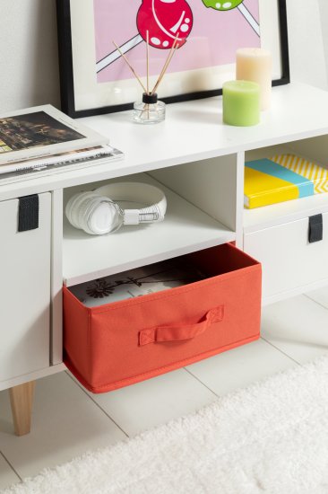 Короб Spaceo KUB Cocktail 15x31x31 см 14.4 л полиэстер цвет коралловый