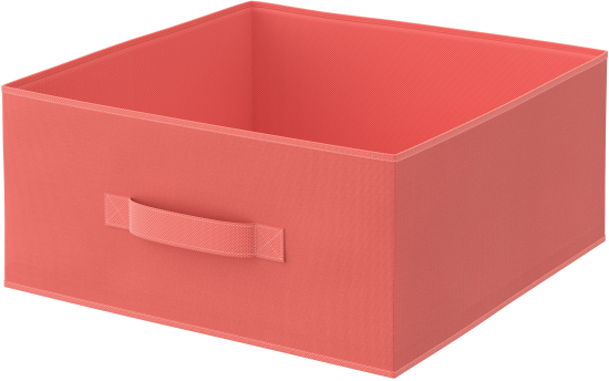 Короб Spaceo KUB Cocktail 15x31x31 см 14.4 л полиэстер цвет коралловый