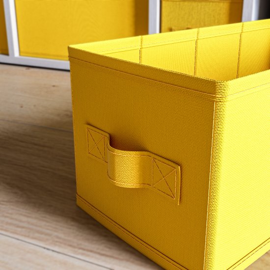 Короб Spaceo KUB Banana 15x31x15 см 6.9 л полиэстер цвет жёлтый