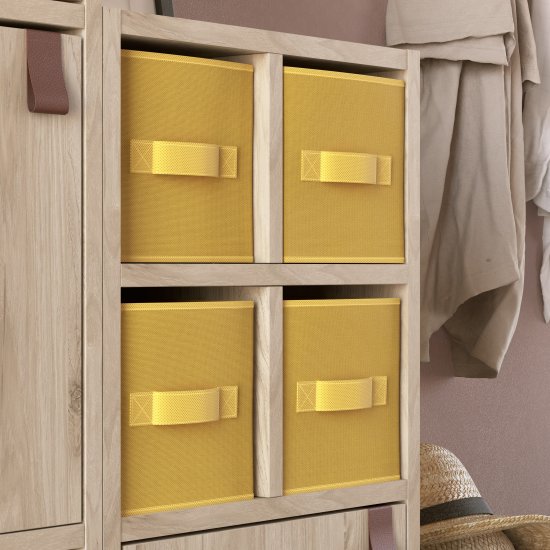 Короб Spaceo KUB Banana 15x31x15 см 6.9 л полиэстер цвет жёлтый