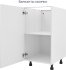 Каркас напольный Delinia ID 45x76.8x56 см ЛДСП цвет белый