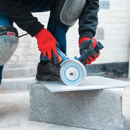 Диск алмазный по керамограниту Dexter к. Pro HC115 турбо 115x22.2x1.6 мм