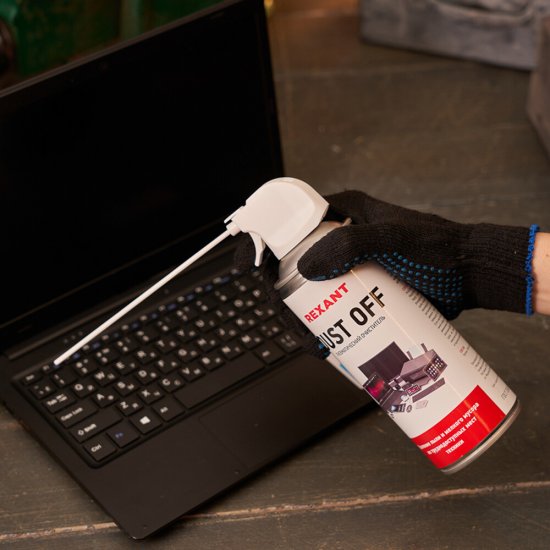 Очиститель пневматический Rexant Dust off аэрозоль 400 мл (85-0001)