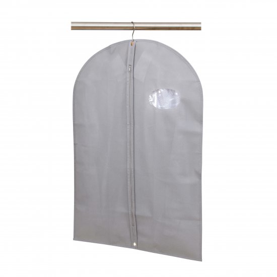 Чехол для одежды Spaceo 60x90 см полипропилен цвет серый