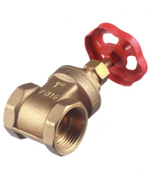 Задвижка клиновая латунный Valtec 1 ВР(г) х 1 ВР(г) вентиль (VT.012.G.06)