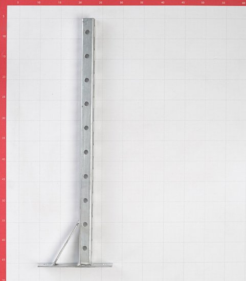 Кронштейн П-образный консольный 600х180 мм правый