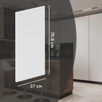 Фальшпанель для навесного шкафа София 37x76.8 см Delinia ID ЛДСП цвет белый