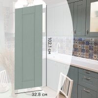 Фасад кухонного шкафа Томари 32.8x102.1 DELINIA ID см МДФ цвет голубой