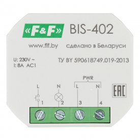 Реле импульсное Евроавтоматика BIS-402 220 В 8 А тип АС