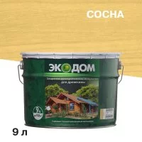 Антисептик Экодом декоративный для дерева сосна 9 л