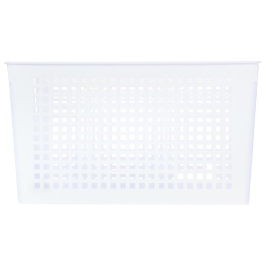 Лоток 27x19x15 см пластик цвет белый с крышкой