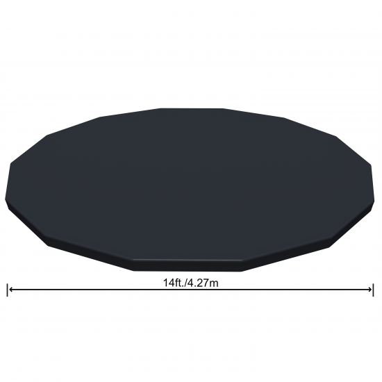 Тент для бассейна Bestway ø4.27 м ПВХ черный