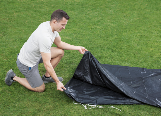 Тент для бассейна Bestway ø4.27 м ПВХ черный