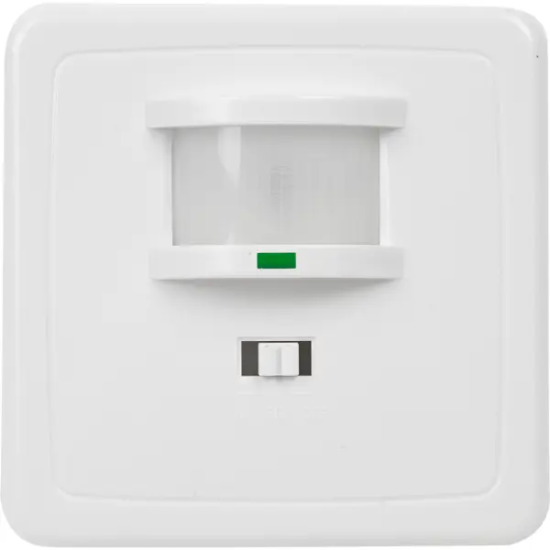 Датчик движения встраиваемый двухпроводной, 200 Вт, цвет белый, IP20