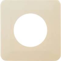 Накладка для розетки №1 1 пост цвет бежевый