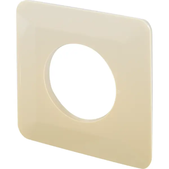 Накладка для розетки №1 1 пост цвет бежевый