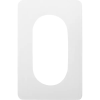 Накладка для розетки №2 2 поста цвет прозрачный