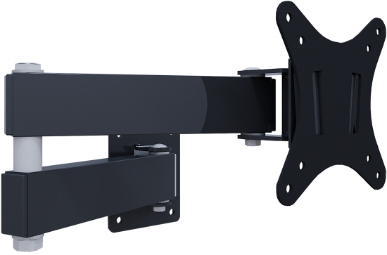 Кронштейн для телевизора TV17 металл нагрузка до 15 кг цвет чёрный