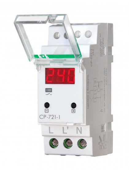 Реле напряжения модульное Евроавтоматика CP-721-1 220 В 63 А тип AC