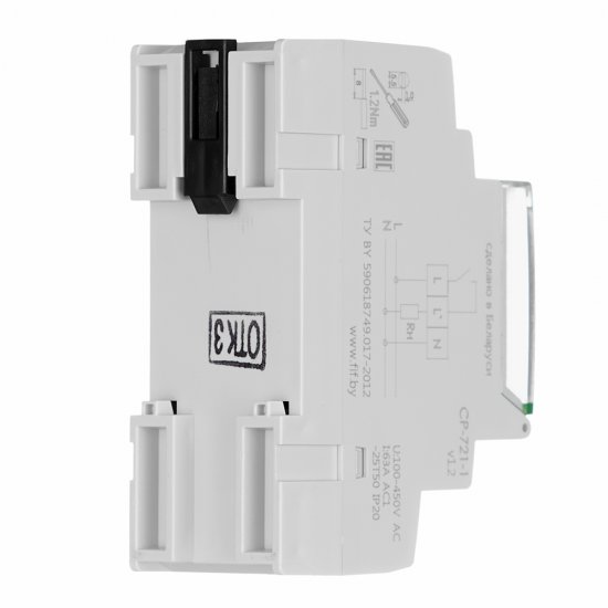 Реле напряжения модульное Евроавтоматика CP-721-1 220 В 63 А тип AC