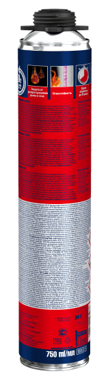 Пена монтажная профессиональная Tytan B1 выход пены 42 л огнеупорная летняя 750 мл